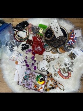 Mixed Fashion Jewelry Lot - Multicolor Necklaces & Bracelets